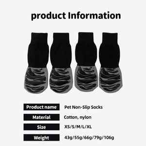 New Arrive Four Seasons Adjustable Pet <b>Cat</b> Dog Polyester <b>Socks</b> Footwear Outdoor Non-slip Pet Shoes and <b>Socks</b> for Dog <b>Cat</b> - Product Image 2