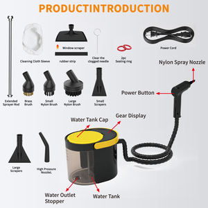 Nuovo Design 2026 Pulitore a Vapore, Manico Regolabile a 3 Livelli, Riscaldamento in 15s, Serbatoio d'Acqua da 2200ML, Pulitore a Vapore Portatile - Product Image 6
