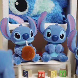 100% auténticos 52 juguetes dibujos animados Anime Stitch Mystery Box Strange Cute Stitch Series 8 unids/caja regalo sorpresa decoración caja ciega - Product Image 5