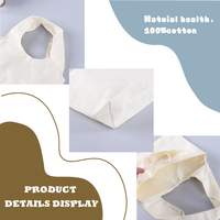 Sac Fourre-Tout en Coton Biologique Recyclable de Haute Qualité, Personnalisé avec Logo, 12 oz, pour Shopping ou Gilet, en Toile