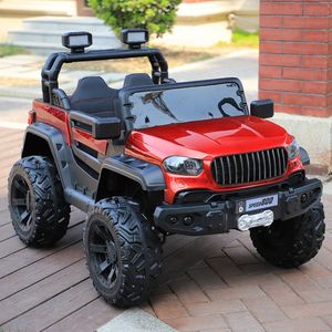 รถยนต์ไฟฟ้าสำหรับเด็ก New12V 4WD สองที่นั่ง สำหรับเด็กอายุ <span class=keywords><strong>3</strong></span> ถึง 8 ปี  วัสดุพลาสติก มีไฟ มีเพลง ใช้ได้ทั้งในบ้านและนอกบ้าน  รถของเล่นขับเคลื่อนสี่ล้อ สำหรับเด็กชายและเด็กหญิง - Product Image 1