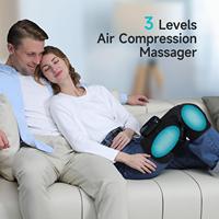 Bestseller-Produkte Tragbares neues wiederauf lad bares Vibrations-Luftkompressionsheizungs-Knie massage gerät, Knie massage gerät Schmerz linderung