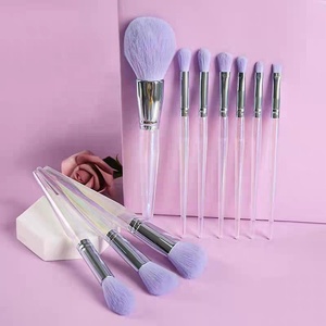 Juego <span class=keywords><strong>de</strong></span> <span class=keywords><strong>brochas</strong></span> <span class=keywords><strong>de</strong></span> <span class=keywords><strong>maquillaje</strong></span> <span class=keywords><strong>de</strong></span> Etiqueta Privada, 10 unidades <span class=keywords><strong>de</strong></span> pinceles <span class=keywords><strong>de</strong></span> <span class=keywords><strong>maquillaje</strong></span> <span class=keywords><strong>de</strong></span> pelo sintético suave y denso con mango <span class=keywords><strong>de</strong></span> plástico, con bolsa - Product Image 4