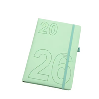 Agenda 2026 de Lujo A5 con Correa Elástica, Libretas de Notas, Regalos Promocionales, Diario de Cuero PU Personalizado, Agenda Diaria Personalizada