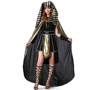 Antiguo <span class=keywords><strong>Egipto</strong></span> Reyes reina princesa Cosplay <span class=keywords><strong>disfraz</strong></span> mujeres hombres Faraón <span class=keywords><strong>Halloween</strong></span> escenario baile <span class=keywords><strong>disfraz</strong></span> juego de rol carnaval TV película - Product Image 5