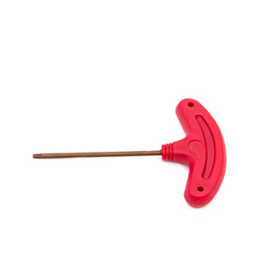 Chiave a Brugola con Impugnatura a T Rossa in Acciaio Legato S2, Personalizzabile OEM, Grado Industriale, Sistema Metrico, Testa Torx, Chiavi Esagonali T20 - Product Image 4