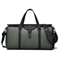 Sac de voyage imperméable grande capacité avec séparation sec/humide, sac de sport avec compartiment à chaussures indépendant, sac de sport avec sangle de bagage