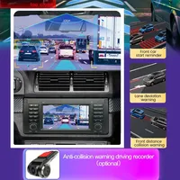 Autoradio Android 12 GPS Navigateur BMW Série 5 E39 X5 E53 M5 1996-2003 Écran tactile 2DIN Stéréo Navigation Garantie 1 an