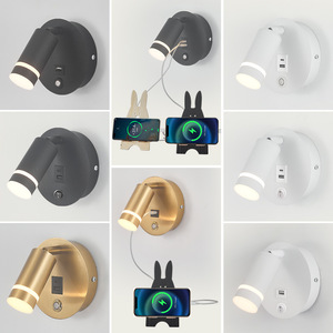 Wall Mount Sconce Lamps Iron Black Golden Wall <b>Lights</b> Hotel E27 Modern Europe for Bedroom Bedside Indoor LED Metal 80 AC 85-265V - Product Image 1