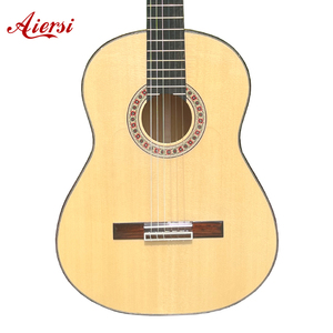 Guitare classique Aiersi tout bois massif <span class=keywords><strong>flamenco</strong></span> 39 pouces à vendre Instrument professionnel pour les amateurs de musique - Product Image 2