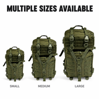 Sac à dos tactique personnalisé de 40 L avec compartiment pour ordinateur portable et housse de pluie pour la randonnée, le camping et les voyages