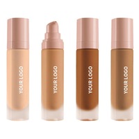 Fond de Teint Poudre Compacte Hydratant Naturel Longue Durée avec Correcteur Mat et Effet Blanchissant pour Teint Moyen à Foncé