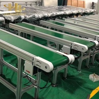 Hygienisches Klettersystem für Erdbeer- und Obstverarbeitung Tragbarer Lebensmittelgeeigneter PU-PVC-Aufzug Schrägförderer