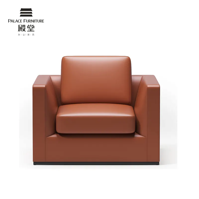 Hochwertiges luxuriöses modernes Büros ofa Custom 1 1 3 Stühle Zimmer möbel Leder Executive Sofa