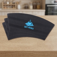 Gobelets en papier enduits de PE, écologiques, recyclables, de qualité alimentaire, résistants aux fuites, pour boissons chaudes/froides, avec logo personnalisable, fabrication en usine
