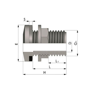 1 1/2 \ "PP FITTING avec SPIGOT pour les réservoirs Outil de tournage durable pour les applications de plomberie - Product Image 3