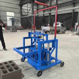 Manual Hollow Interlocking Block Brick Making Machine With Low Price