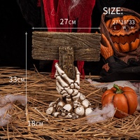 Halloween squelette fantôme main Table accessoires d'affichage pour cour maison hantée salle d'évasion décoration décorations de fête