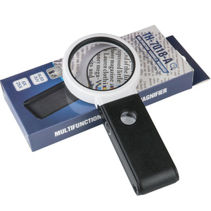 Lente d'Ingrandimento 3.5X25X con 6 LED, Supporto per Lettura a Mani Libere di Giornali - Product Image 1