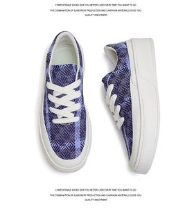 2025 New Style <b>Canvas</b> Lace-up Shoes Mens Casual Sneakers Comfort Breathable Thick Soles Flexible Rubber Outsole Genuine Leather - Product Image 6