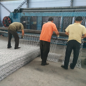 Rete galvanizzata del gabbione del muro di sostegno della rete della gabbia di pietra di protezione del pendio del gabbione - Product Image 4