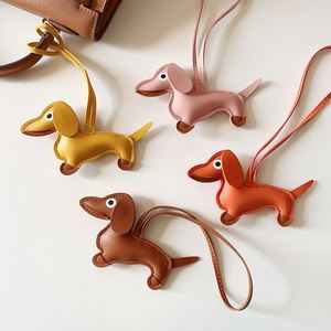 Hot Sale Custom Dog Designer Pu Leather Key Chain <b>Bag</b> Charm Pendant High Quality Car Keyring Luxury KeyChain - Product Image 1