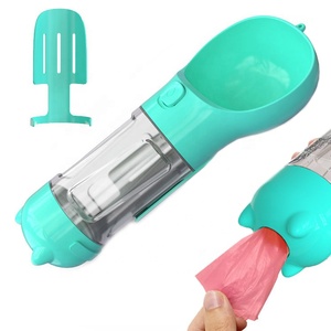 Botellas de plástico portátiles para perros y mascotas, dispensador de agua para perros a prueba de fugas, contenedor de comida para caminar al aire libre y senderismo - Product Image 3