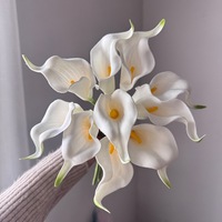 PU-Touch Calla-Lilien Künstliche Blumen Hochwertige Feuchtigkeitsspendende Haptik Direktvertrieb Großhandel Weich
