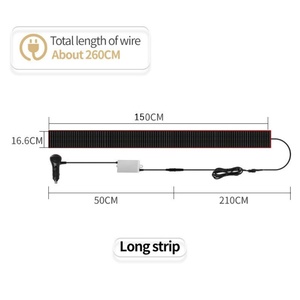 Pegatina para Coche Ojo del Diablo, Letrero LED Flexible, Luz de Ojos de Diablo de 12V para Parabrisas de Camión - Product Image 2