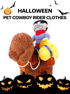 Disfraz Divertido de Vaquero Ecológico de Poliéster con Dibujos Animados para Perros y Gatos, Ropa para Perros para Fiestas de Primavera/Verano y Disfraces - Product Image 2