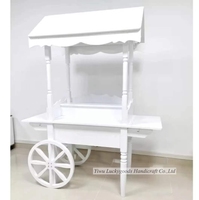 BJ220106-1 Chariot à bonbons et desserts pour mariage, chariot de présentation pour événements et fêtes, vente chaude