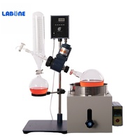 Evaporador Rotatorio de Laboratorio Pequeño RE-201D de 2L, Evaporador Rotatorio al Vacío para Destilación y Concentración