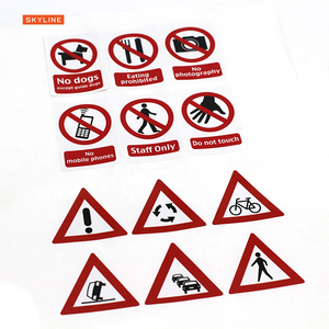 Etiqueta Adhesiva cuadrada impermeable para mascotas, adhesivo de atención INdustrial electrónica personalizada, producto de peligro, pegatina con logotipo - Product Image 5