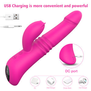 Dual-<span class=keywords><strong>Motion</strong></span> Rabbit Vibrator mit Vibrations modus Heiz funktion Sexspielzeug für Frauen Masturbation - Product Image 3