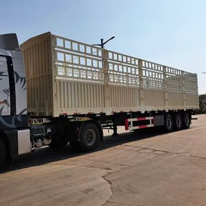 Semirremolques de Acero con Barandilla de Seguridad de 3 Ejes Personalizables, Suspensión Neumática, Tren de Aterrizaje de 28T, Capacidad de Carga de 40-60 Toneladas - Product Image 4