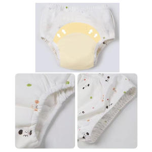 コットンメッシュ防水赤ちゃん再利用可能トレーニングパンツトイレ学習下着パンティー幼児子供用失禁 - Product Image 3