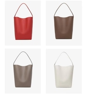 Sac à main seau de luxe en cuir PU durable pour femme, grand format, à fermeture ouverte, sacs fourre-tout en PU pour femme pour le quotidien