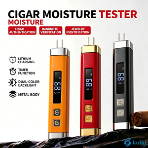 KOFIG KF-3100 2026 Igrometro per Sigari ABS con Sonda, Misuratore di Umidità Interno Dedicato, Display LCD, Profondità di Misurazione 10cm, Durata 3 Anni - Product Image 6