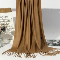 2020 nouveau doux cachemire écharpes femmes couleur unie enveloppes mince longue écharpe gland décontracté dame hiver femme châle avec beaucoup de couleurs