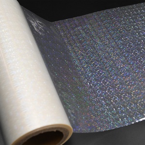 Pellicola per laminazione termica a <span class=keywords><strong>Film</strong></span> olografico Bopp con motivo a stella trasparente - Product Image 4