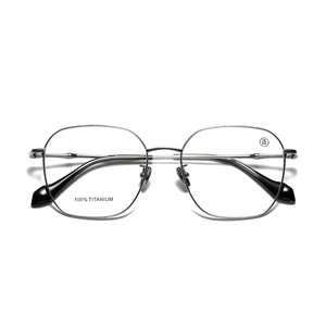 Ultra Light Titanium Rectangle <b>Eyeglasses</b> Full Rim Unisex Adult Vision Correction <b>Frames</b> Solid Color Lightweight Design - Product Image 1