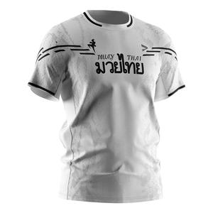 Camiseta de Entrenamiento de Muay Thai Sublimada a la Moda, OEM ODM, Camiseta de Boxeo con Diseño de Tigre para Hombre - Product Image 3