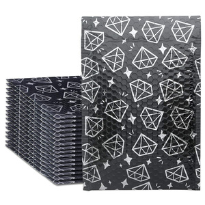 Love-bolsas de burbuja de película <span class=keywords><strong>aluminizada</strong></span>, bolsas de embalaje para comercio electrónico, a prueba de golpes, gruesas - Product Image 3