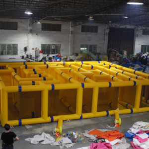 Laberinto de <span class=keywords><strong>casa</strong></span> embrujada inflable comercial, sala de <span class=keywords><strong>Escape</strong></span> grande, Curso de juego de etiqueta de laberinto de impresión completa para juego de Halloween al aire libre - Product Image 3