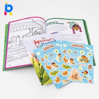Nouveauté : Livres de coloriage pour enfants personnalisés de haute qualité avec autocollants pour un divertissement interactif et une éducation précoce