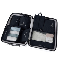 7 en 1 organisateur de voyage sac ensemble léger voyage bagages organisateur sacs 7 pièces emballage Cubes sac de voyage ensemble