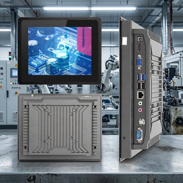 IP65 Waterproof Industrial Panel PC8" 10.4 "13.3" 15" 15.6" Industrial All in One PC J1900 I3 I5 I7 Touch Screen Industrial PC
