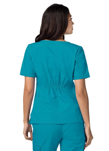 2024 gran oferta antiarrugas lavable tela suave enfermera Scrub Hospital personalizado Scrubs mujeres médico enfermería conjunto - Product Image 3