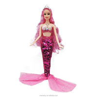 Muñeca Sirena en Bolsa de 30 cm, Alta Calidad, Venta Directa de Fábrica, Precio Económico, MOQ Bajo, Muñeca de 11 Pulgadas, Juguetes para Niños, Artículos para Fiestas de Cumpleaños