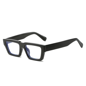 Vintage Eyewear Thick Frame square Eye protection Blue Ray Cut Computer <strong>Glasses</strong> Anti Blue Light Blocking <strong>Glasses</strong> for Men - Product Image 1